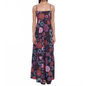 NEW PEIXOTO lori maxi dress in black botanical